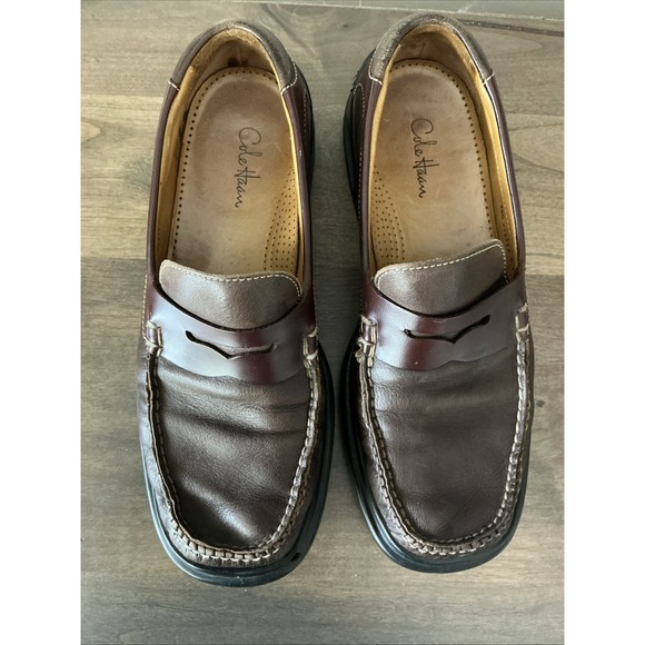 Cole Haan Mens‎ Brown Penny Loafers Size 8.5 M main image 12